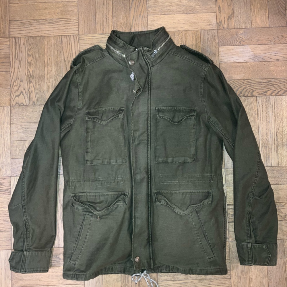 Lucky Brand Men’s Sherpa Lined Military Jacket Size S